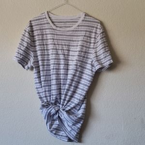 Over-sized Striped T-shirt
